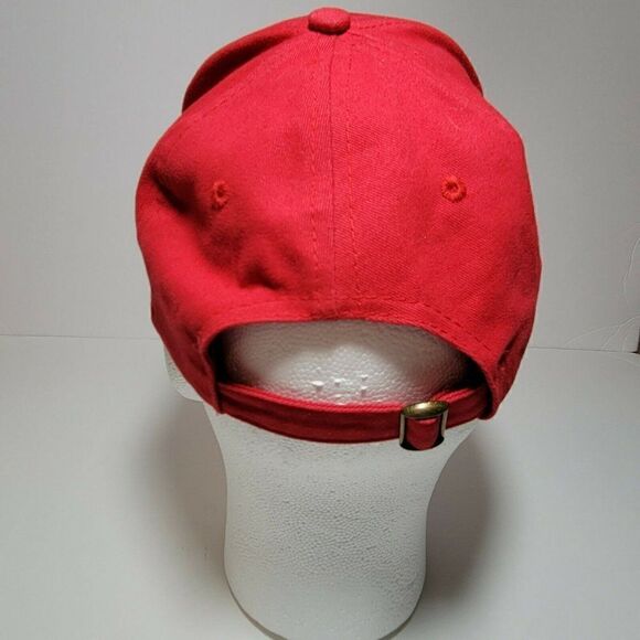 Jack Daniels Baseball Hat Tennessee Fire Stitched Red Adjustable Strap Unisex - Picture 5 of 12